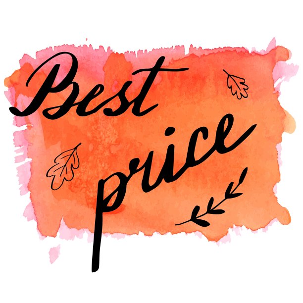 秋季水彩横幅与手写字图片下载