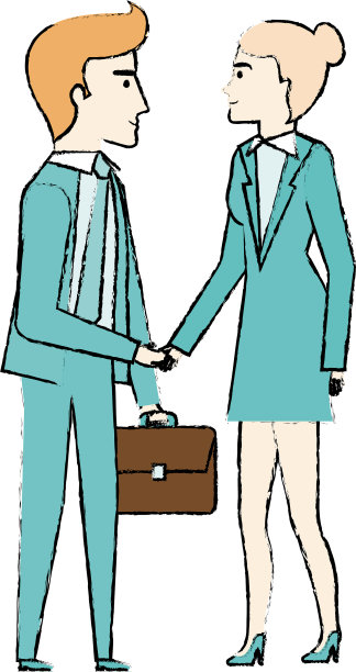 拥有组合角色的商人图片下载