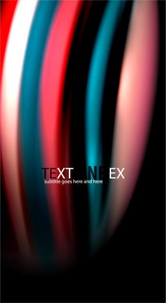 模糊颜色波线抽象背景图片下载