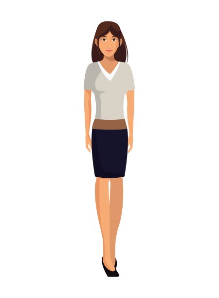 女白衬衫生意工作图片下载