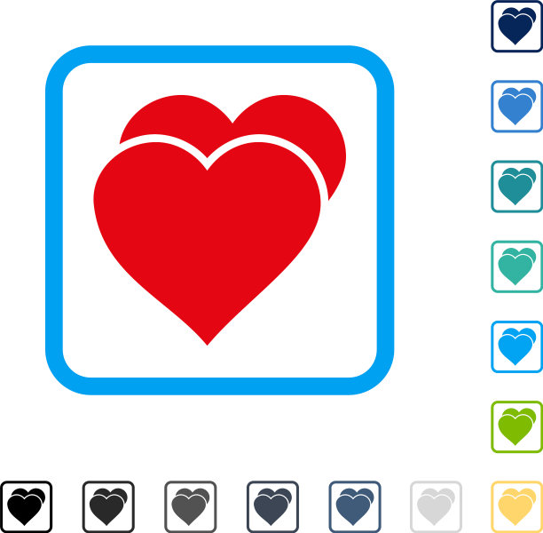 心形框的图标图片下载