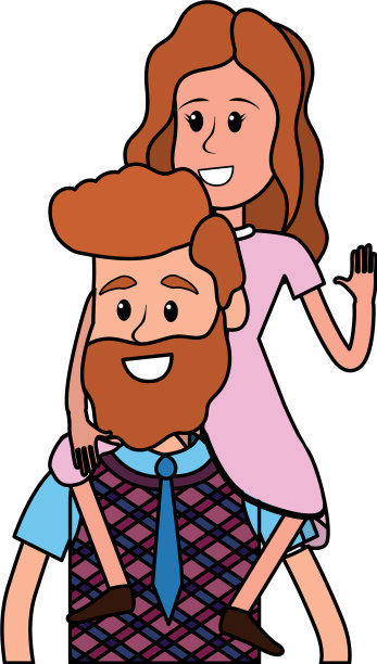 温柔的父亲和他的女儿玩耍图片下载