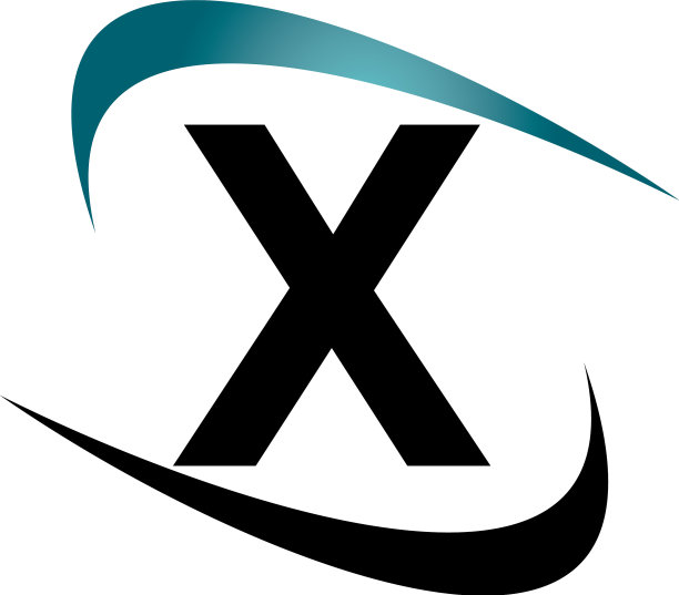 现代字母X图标方案图片下载