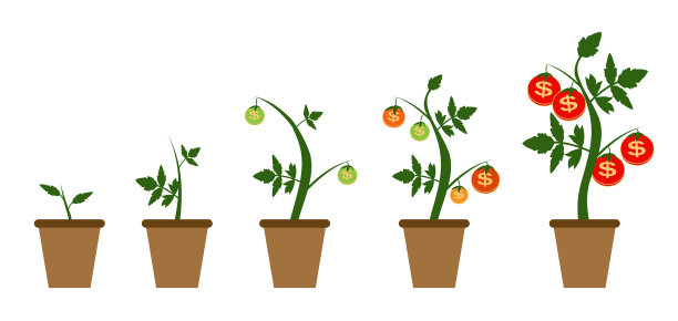 彩钱树依赖财务增长图片下载