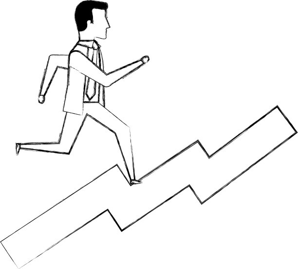 商人运行在统计虚拟人物图片下载