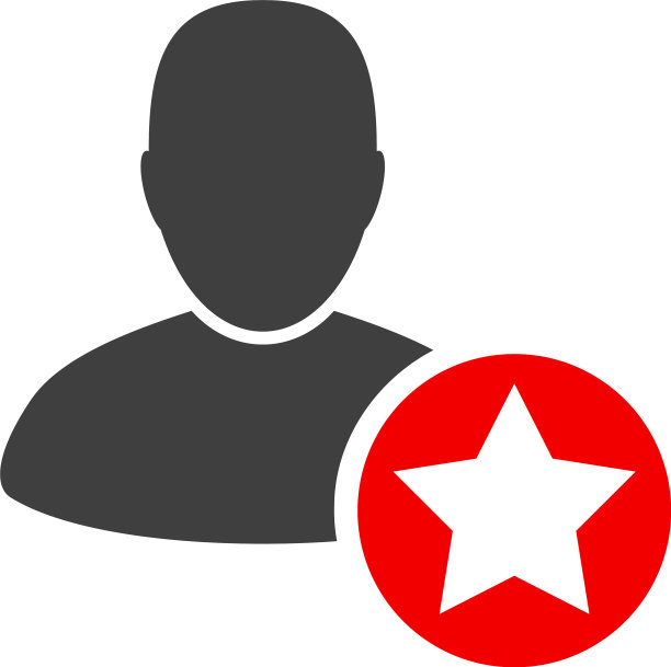 星形收藏人物扁平图标图片下载
