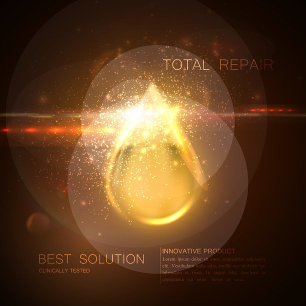 胶原蛋白血清或油精华滴图片下载