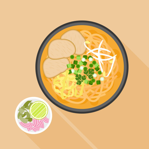 清迈的面条图片下载