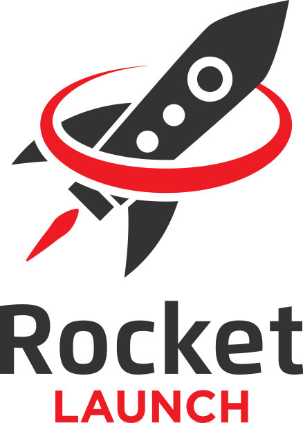火箭发射标志设计模板图片下载