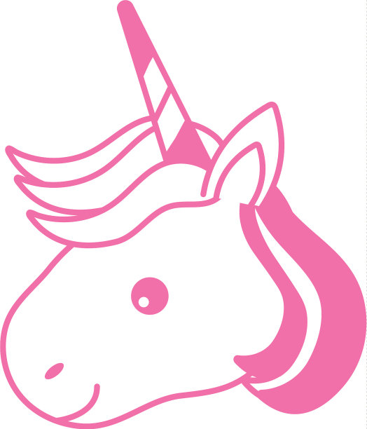 可爱的独角兽头像和角图片下载