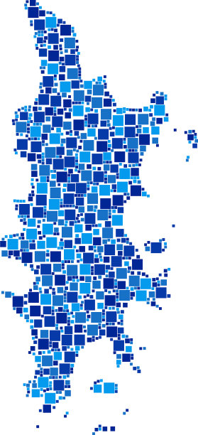 普吉岛地图像素组成图片下载