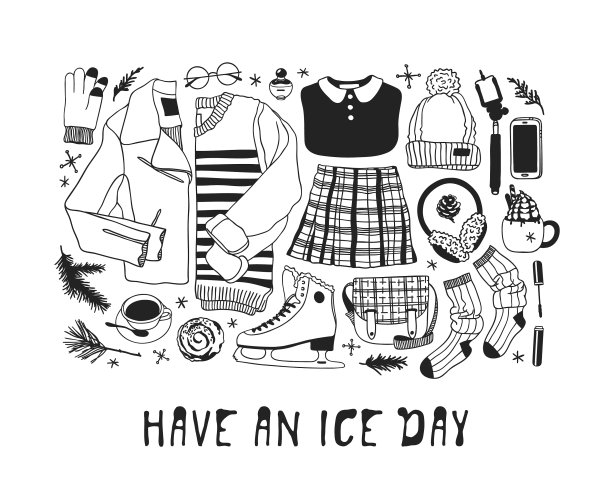 手绘时尚创意水墨艺术图片下载