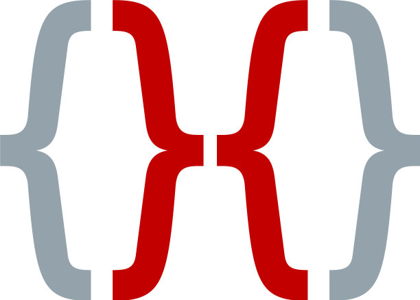 代码字母X Logo图标设计图片下载