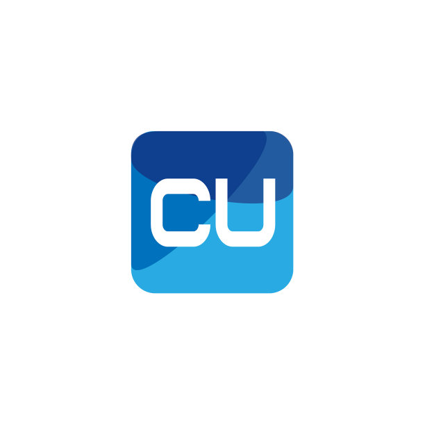 首字母CU logo模板设计图片下载