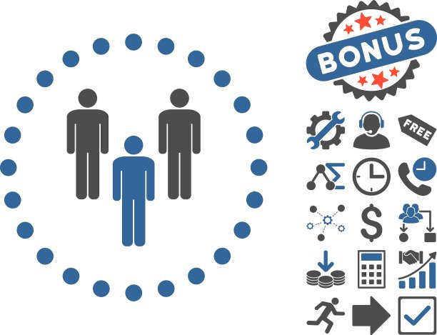 带有奖励的社区平面图标图片下载