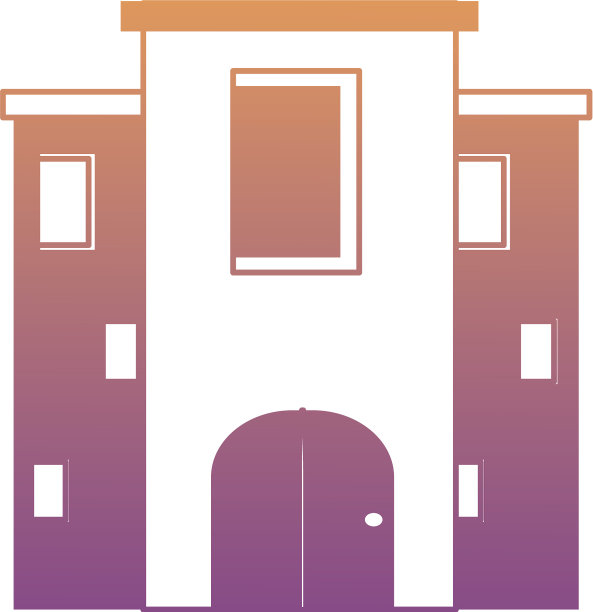 中世纪城堡塔的图标图片下载