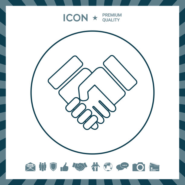 握手象征图标图片下载