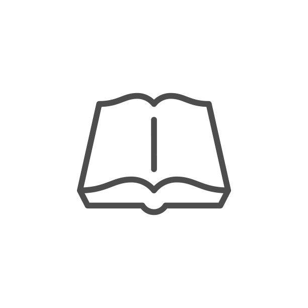 书本线条图标图片下载