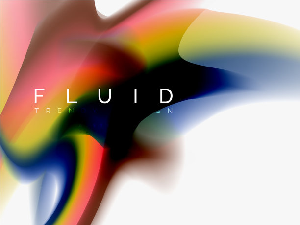 背景抽象-液体颜色波流图片下载