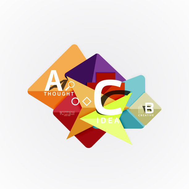 信息图表选项横幅纸样式图片下载