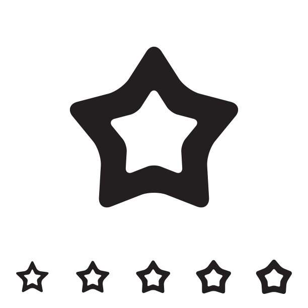 孤立的星星图标图片下载