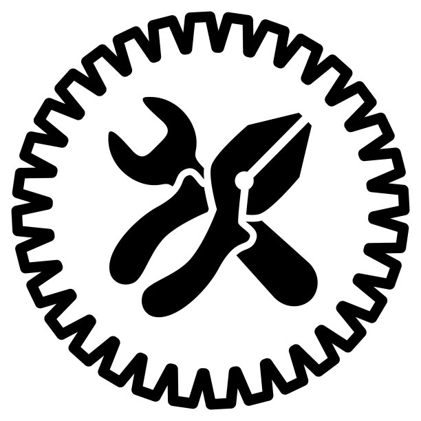 带钳子的维修工具图标图片下载