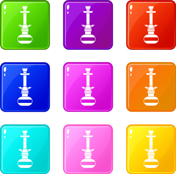 阿拉伯水烟图标9集图片下载