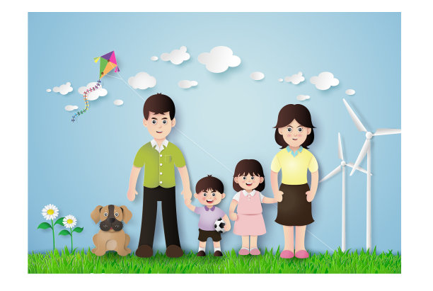 幸福的家庭图片下载