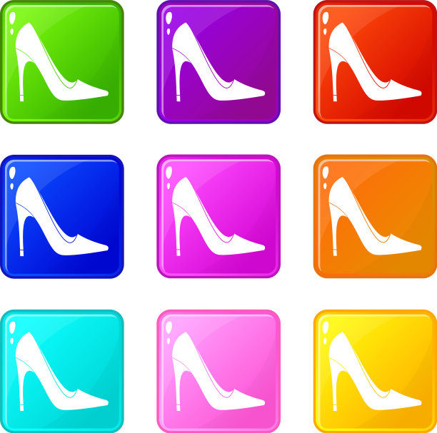 高跟鞋图标9集图片下载