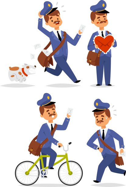 邮差字符集图片下载
