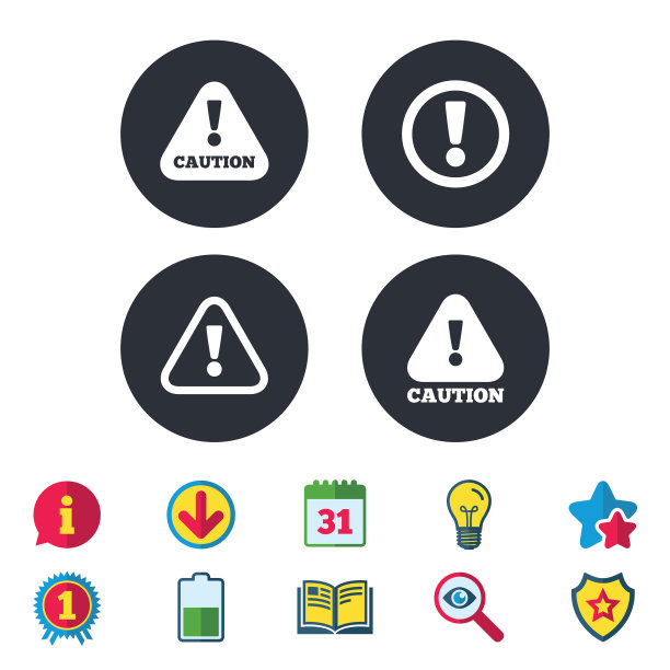 注意警告标志危险警告图标图片下载