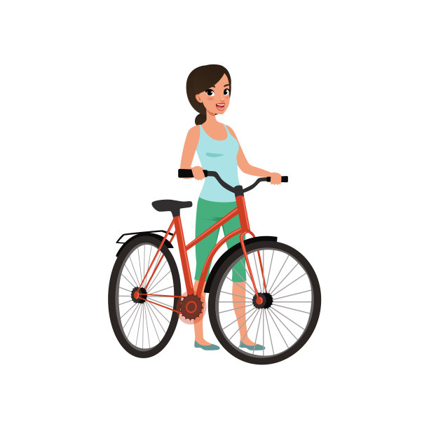 穿着运动服的美女站在图片下载