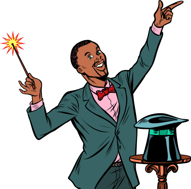 非洲魔术师惊人的表演孤立上图片下载
