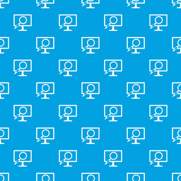 电脑显示器放大镜图案无缝图片下载