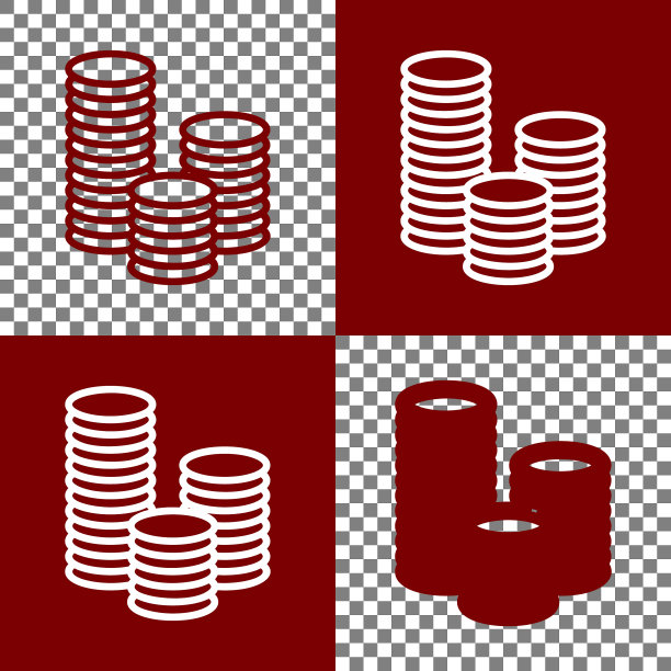 金钱的标志是bordo和白色图片下载