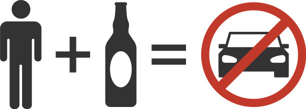 不喝酒和驾驶标志上隔离白色图片下载