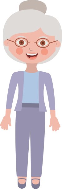 穿着夹克和裤子的老妇人图片下载