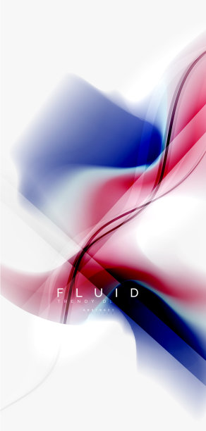 混合液体颜色流动抽象背景图片下载