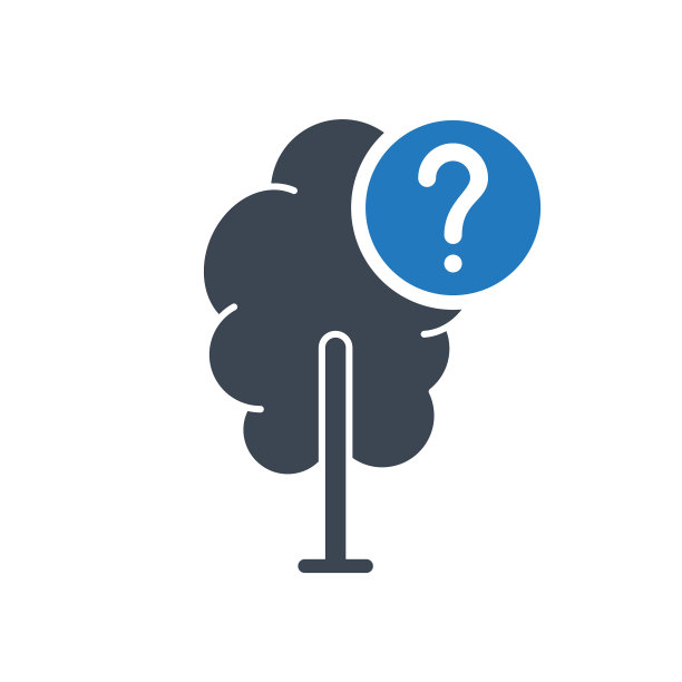 带问号的树图标图片下载