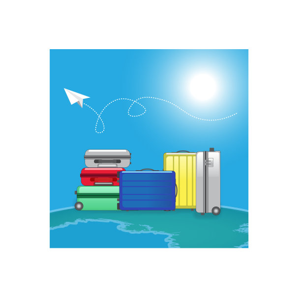 旅行者的行李袋子图片下载
