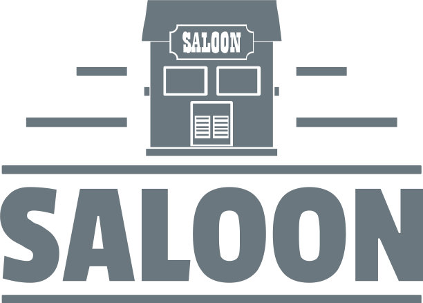 沙龙标志复古风格图片下载