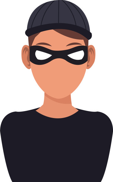 男人黑客家伙肖像盗窃技术图片下载