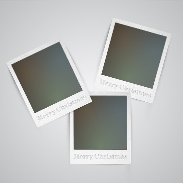 圣诞假期相框图片下载