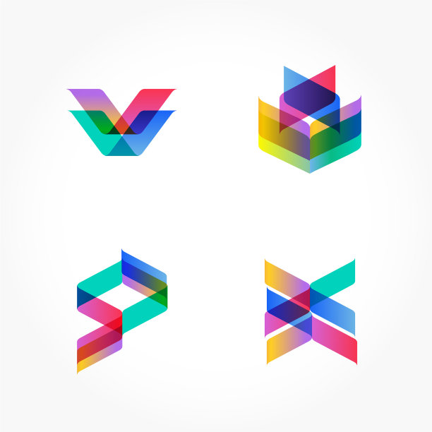 集最小几何形状的新潮潮人图片下载