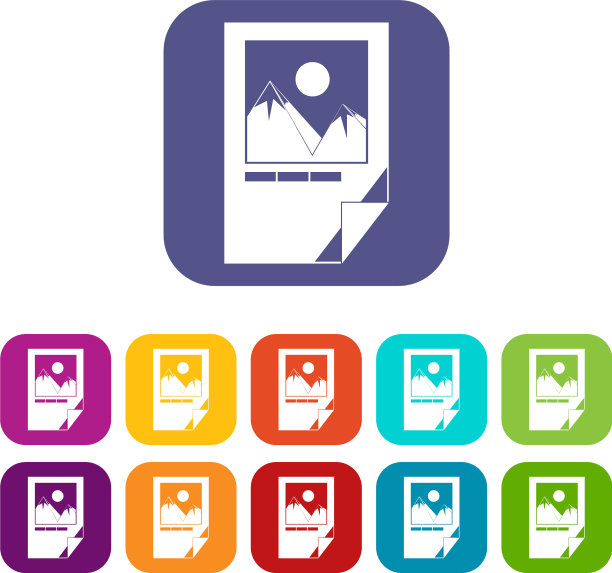 测试墨纸与打印机标志图标设置图片下载