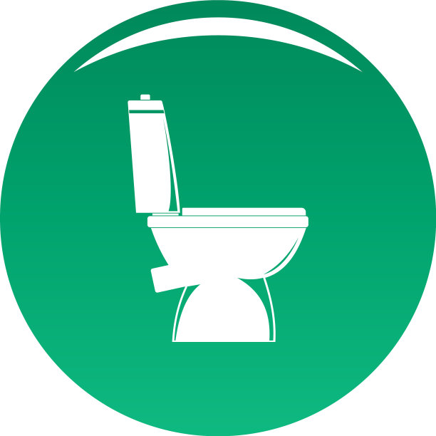 家庭厕所图标绿色图片下载