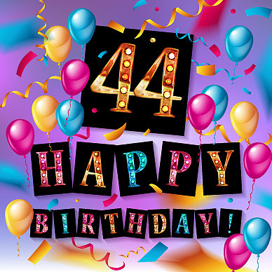 44年周年纪念日图片下载