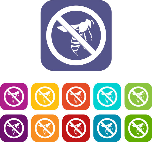 没有黄蜂标志图标设置图片下载