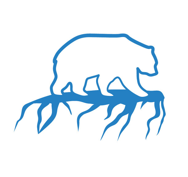 北极熊和全球变暖标志图片下载