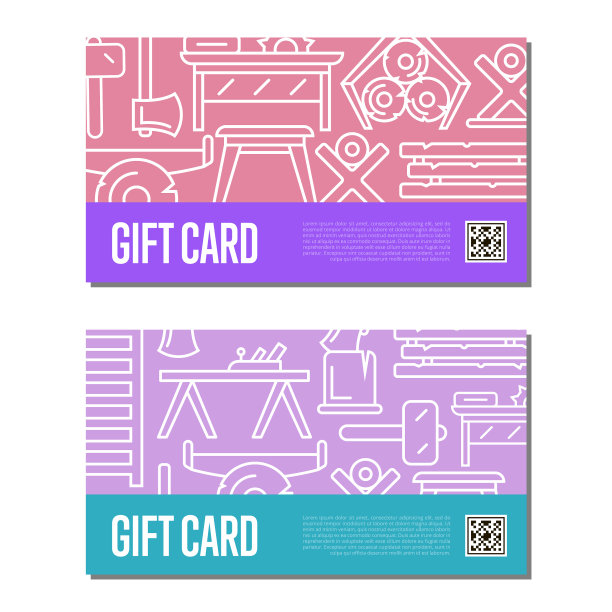 木工手工工具的礼券图片下载